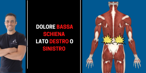 dolore mal di schiena lato destro o sinistro