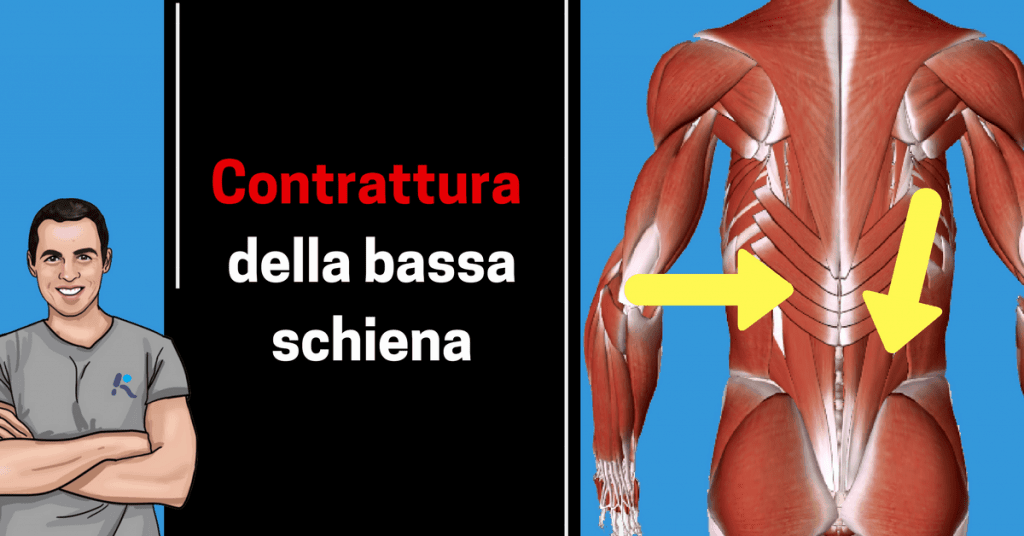 Contrattura muscolare alla bassa schiena: ecco cosa si può fare