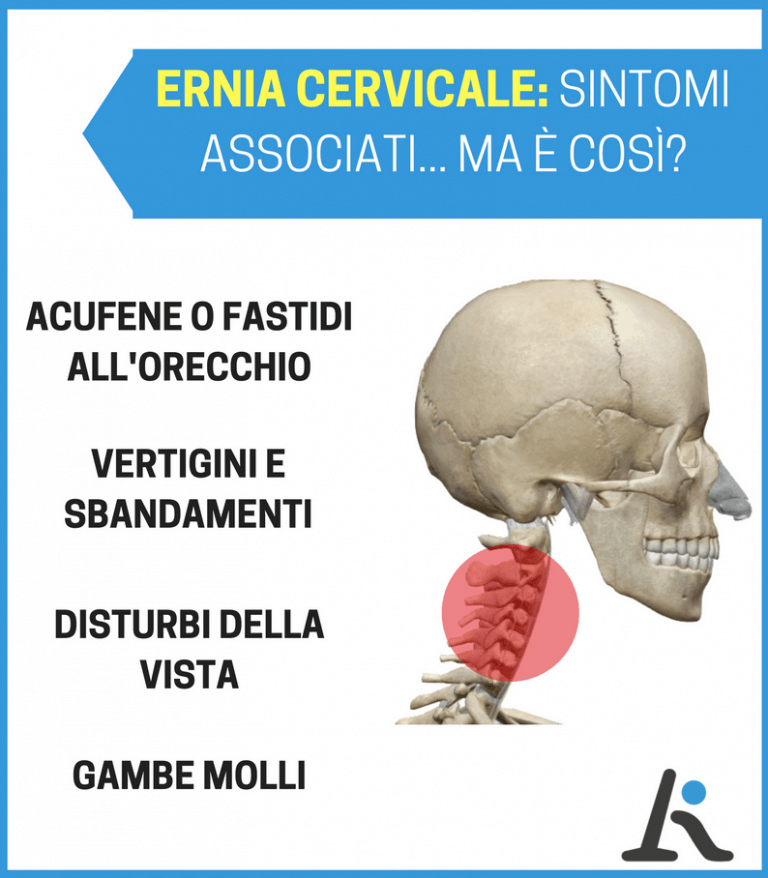 Ernia cervicale: sintomi associati