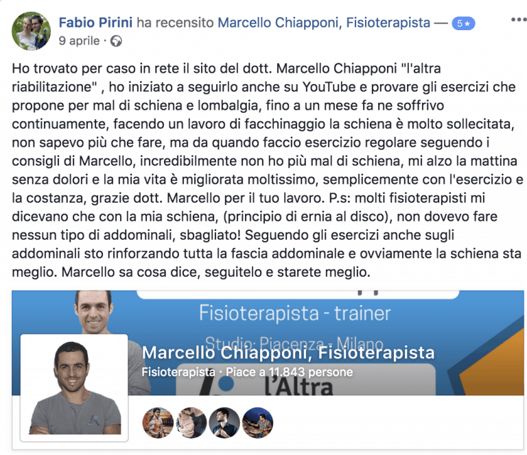 Testimonianza di Fabio Pirini